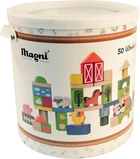 Набір дерев'яних кубиків Magni Animal Farm (5707594039076) Набір дерев'яних кубиків Magni Animal Farm (5707594039076) - зображення 1
