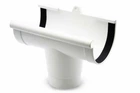 Воронка желоба RainWay 130 мм Белая, RAL 9003