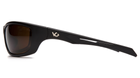 Захисні окуляри Venture Gear Tactical Howitzer Black (bronze) Anti-Fog, коричневі в чорній оправі - зображення 4