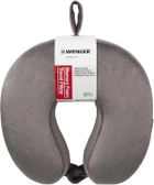 Подушка для подорожей Wenger Memory Foam Travel Neck Pillow флісова Grey (7613329152225) - зображення 4