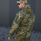 Чоловіча Літня Куртка Грета з капюшоном та липучками під шеврони піксель розмір S - зображення 4