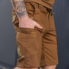 Мужские шорты Gepard рип-стоп с D-кольцами койот размер XL - изображение 3