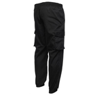 Чоловічі штани джогери ріп-стоп чорні розмір 3XL - зображення 6