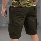 Мужские Хлопковые Шорты Tarragon с карманами олива размер XS - изображение 5