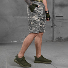 Мужские шорты рип-стоп серый пиксель размер L - изображение 3
