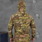 Мужская легкая куртка с капюшоном Fuzz мембраная стрейч ткань мультикам размер 2XL - изображение 3