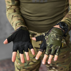 Безпалі рукавиці Mechanix M-Pact Fingerless із захисними накладками мультикам розмір XL - зображення 1