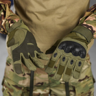 Закрытые перчатки Stendboy с защитными накладками олива размер M - изображение 1