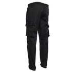 Чоловічі штани джогери ріп-стоп чорні розмір XL - зображення 4