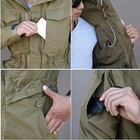 Мужская влагозащищенная куртка М65 Call Dragon мультикам размер S - изображение 2