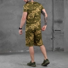 Чоловічий літній комплект футболка + шорти Coolmax піксель розмір XL - зображення 3