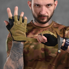 Беспалые нейлоновые перчатки Mechanix M-Pact Gloves с резиновыми накладками койот размер 2XL - изображение 2