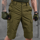 Мужские удлиненные шорты Kalista рип-стоп олива размер 3XL - изображение 1
