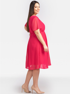 Плаття міді літнє жіноче Karko SA399 44 Рожеве (5903676032342) - зображення 3