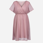 Плаття міді літнє жіноче Karko SA400 56 Ніжно-рожеве (5903676033028) - зображення 5