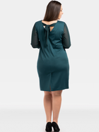 Плаття міді літнє жіноче Karko SA608 40 Темно-зелене (5903676128946) - зображення 2