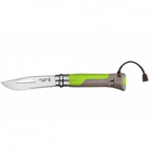 Нож Opinel №8 Outdoor зелений нержавеющая сталь (001715) - изображение 4