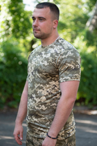 Мужская футболка Jersey потоотводящая эластичная кроя пиксель 44 - изображение 2