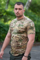 Мужская футболка Jersey потоотводящая эластичная кроя мультикам 46 - изображение 1