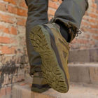 Тактические кроссовки летние Stimul Штурм хаки олива кожаные сетка 44 - изображение 9