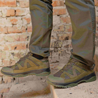 Тактические кроссовки летние Stimul Штурм хаки олива кожаные сетка 44 - изображение 11