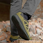 Тактичні кросівки літні Stimul Ягуар олива хакі шкіряні сітка 44 - зображення 9