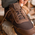 Тактичні кросівки літні Stimul Ягуар коричневі шкіряні сітка 45 - зображення 7