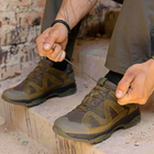 Тактичні кросівки літні Stimul Штурм олива хакі шкіряні сітка 42 - зображення 8