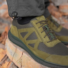 Тактичні кросівки літні Stimul Ягуар олива хакі шкіряні сітка 40 - зображення 7