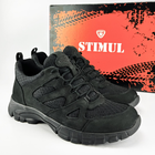 Тактические кроссовки летние Stimul Хамелеон черный кожаные сетка 43 - изображение 10