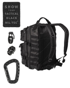 Рюкзак тактичний US ASSAULT PACK LG TACTICAL BLACK - изображение 2