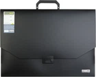 Портфель пластиковый Buromax Professional A3/32 мм на 1 отделение Черный (BM.3725-01)