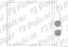 Радіатор грубки Polcar 5556N81 Opel CORSA, Combo 09196140, 1618222