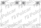 Радиатор печки Polcar 2022N81 BMW 7 Series 8373175, 64118391389, 64118373175