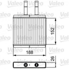 Радіатор пічки Valeo 812442