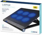 Podstawka pod laptopa Platinet Laptop Cooler Pad 6 Fans Black (PLCP6FB) - obraz 7