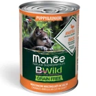 Влажный корм Monge Dog Wet Bwild Grain Free Puppy & Junior Утка тыква цуккини