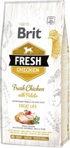 Сухой корм Brit Fresh Great Life для взрослых собак с курицей и картофелем