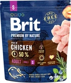 Сухий корм Brit Premium Adult S для дорослих собак дрібних порід зі смаком курки