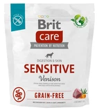 Сухой корм гипоаллергенный с олениной для собак всех пород Brit Care Sensitive All Breed