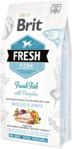 Сухой корм Brit Fresh Muscle & Joints для взрослых собак крупных пород с рыбой и тыквой