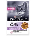 Влажный корм Purina Pro Plan Delicate Nutrisavour с индейкой 85 г