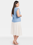 Блуза жіноча Karko BA121 38/40 Синя (5903676086321) - зображення 3