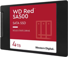 Dysk SSD Western Digital Red SA500 4TB 2.5" SATAIII 3D NAND TLC (WDS400T2R0A) - obraz 2