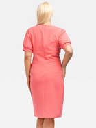 Sukienka ołówkowa damska midi Karko SB150 44 Różowa (5903676072744) - obraz 2