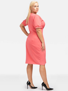 Сукня міді літня жіноча Karko SB150 46 Рожева (5903676072805) - зображення 3