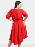 Сукня міді літня жіноча Karko SB167 50/52 Червона (5903676069843) - зображення 2
