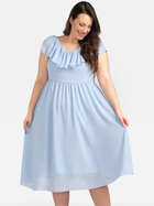 Сукня вечірня міді літня жіноча Karko SB247 52 Синя (5903676082699) - зображення 1
