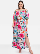Сукня довга літня жіноча Karko SB430 50/52 Різнокольорова (5903676079248) - зображення 1