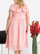 Сукня вечірня міді літня жіноча Karko SB530 44 Рожева (5903676116301) - зображення 2